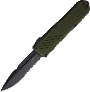 Guardian Tactical Auto Recon 035 OTF Serrated OD