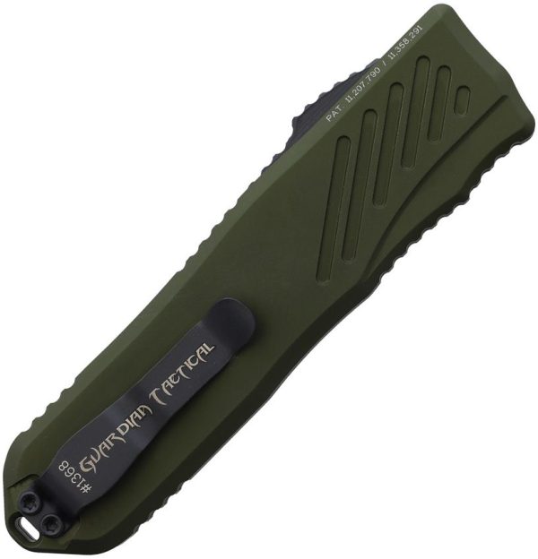Guardian Tactical Auto Recon 035 OTF Serrated OD