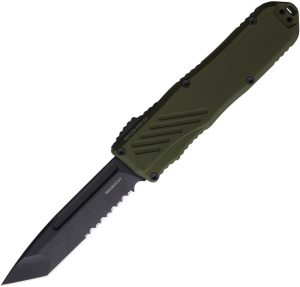 Guardian Tactical Auto Recon 035 OTF Tanto Serr OD