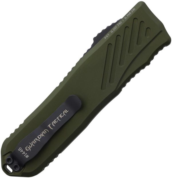 Guardian Tactical Auto Recon 035 OTF Tanto Serr OD