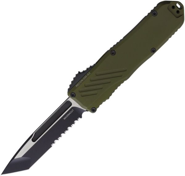GT98222.jpg Guardian Tactical Auto Recon 035 OTF Tanto Two-Tone