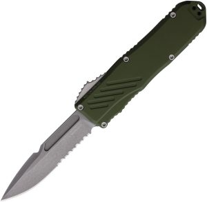 Guardian Tactical Auto Recon 035 OTF Stonewash Serr