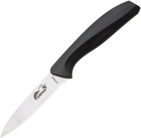 Gatco Classic Paring Knife Serrated - 3.5in 420 Blade