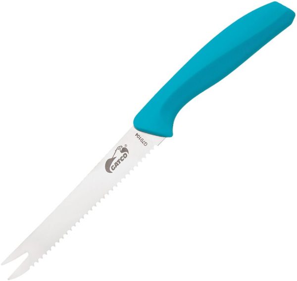 Gatco Tomato Knife Teal - Serrated 420 Stainless