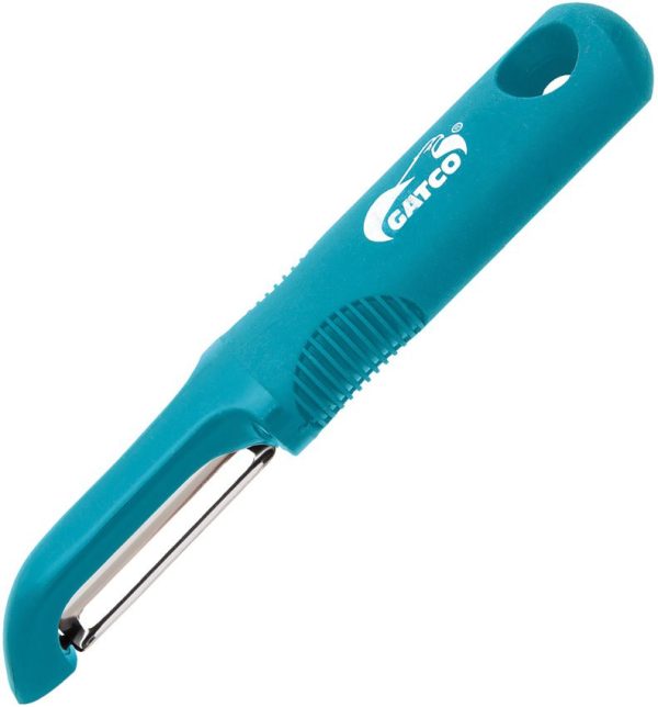 GTC70122.jpg Gatco Vegetable Peeler Teal - 420 Stainless