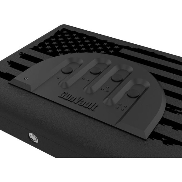 Gun Vault Micro Vault Flag Edition - Steel Safe