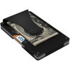 GRID Black Aluminum Wallet Money Clip RFID Blocking Card Case