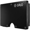 GRID Black Aluminum Wallet Money Clip RFID Blocking Card Case