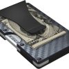 GRID Carbon Fiber Wallet RFID Protection Slim Card Holder