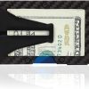 GRID Carbon Fiber Wallet RFID Protection Slim Card Holder