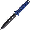 Heretic Knives Nephilim Fixed Blade - Blue/Black G10
