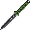 Heretic Knives Nephilim Fixed Blade - Green/Black G10