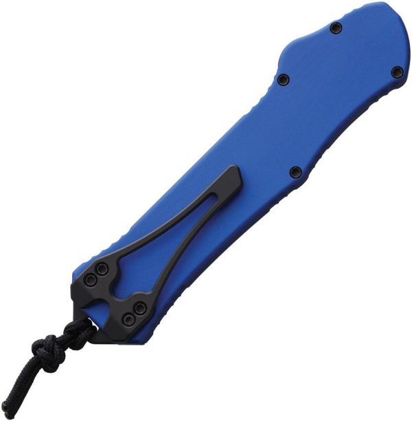 Heretic Knives Auto Hydra OTF Recurve Blue MagnaCut