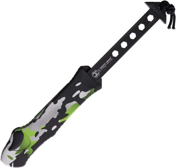 Heretic Knives Auto Hydra OTF Recurve Camo MagnaCut