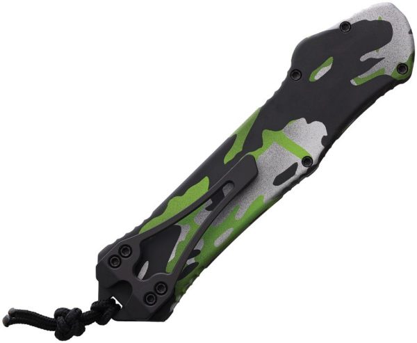 Heretic Knives Auto Hydra OTF Recurve Camo MagnaCut