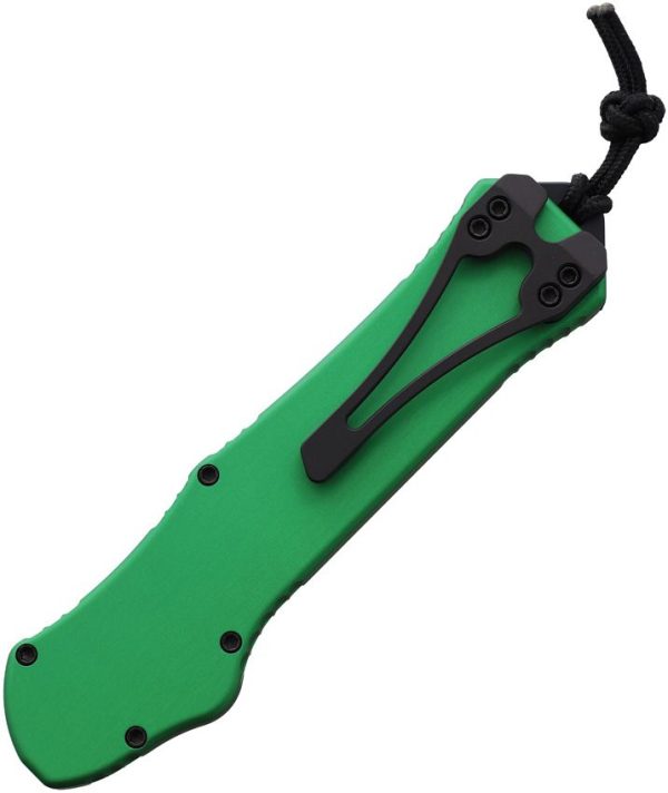 Heretic Knives Auto Hydra OTF Recurve Toxic Green MagnaCut