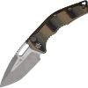 Heretic Knives Auto Medusa Button Lock Tanto Camo G10