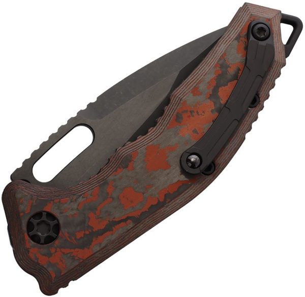 H0116ARDCC_add_01.jpg Heretic Knives Auto Medusa Tanto DLC Red Camo Carbon Fiber