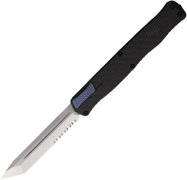 Heretic Knives Auto Cleric II OTF Carbon Fiber Blue