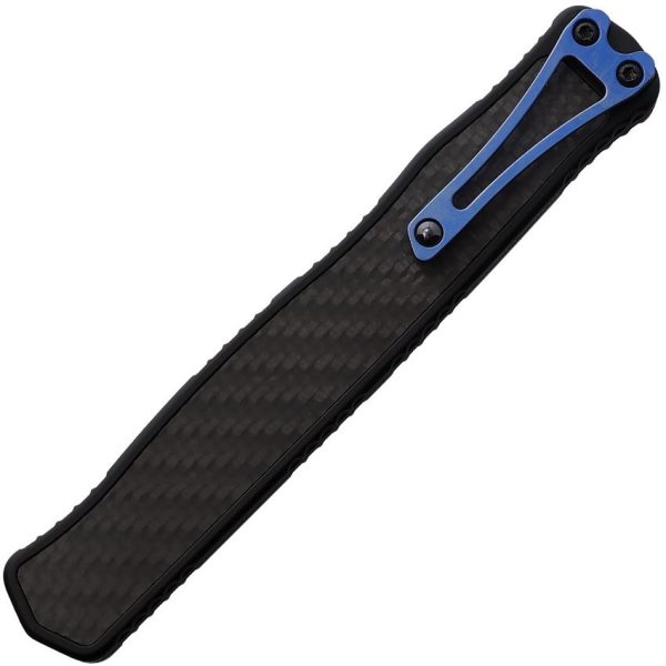 Heretic Knives Auto Cleric II OTF Carbon Fiber Blue