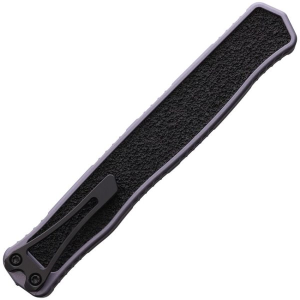 Heretic Knives Auto Cleric II OTF DLC Gray Aluminum