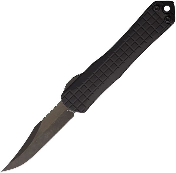 Heretic Knives Auto Manticore S OTF Bowie Black