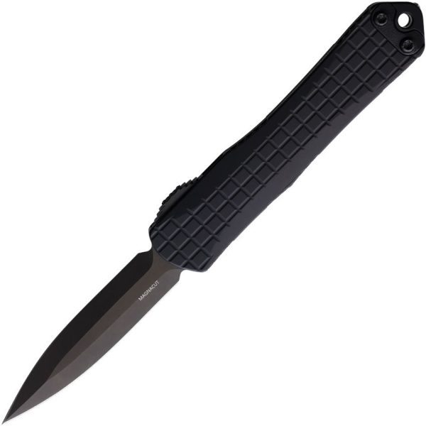Heretic Knives Auto Manticore S OTF - Black DLC Frag Pattern
