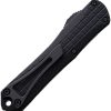 Heretic Knives Auto Manticore S OTF - Black DLC Frag Pattern
