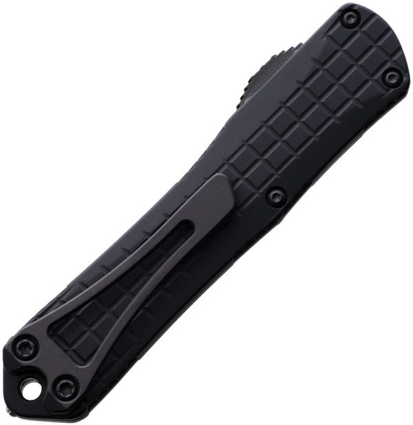 Heretic Knives Auto Manticore S OTF - Black DLC Frag Pattern