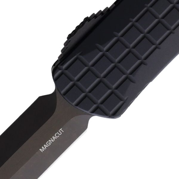 Heretic Knives Auto Manticore S OTF - Black DLC Frag Pattern
