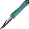 Heretic Knives Auto Manticore E OTF - Teal Bounty Hunter Bowie