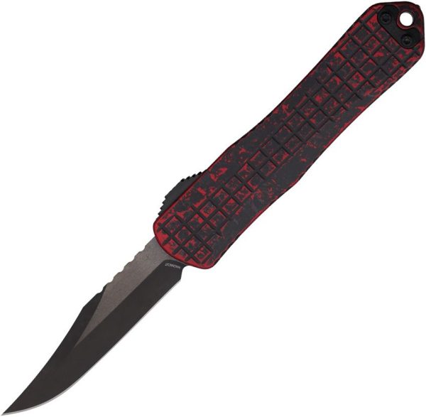 Heretic Knives Auto Manticore E OTF Breakthrough Red