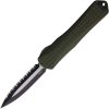H032F10CGRN.jpg Heretic Knives Auto Manticore Frag OD Green Double-Edge