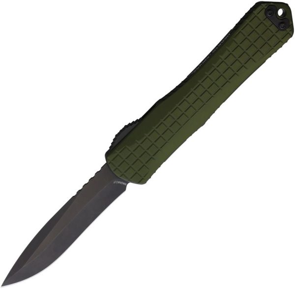 Heretic Knives Auto Manticore X Recurve OTF - OD Green