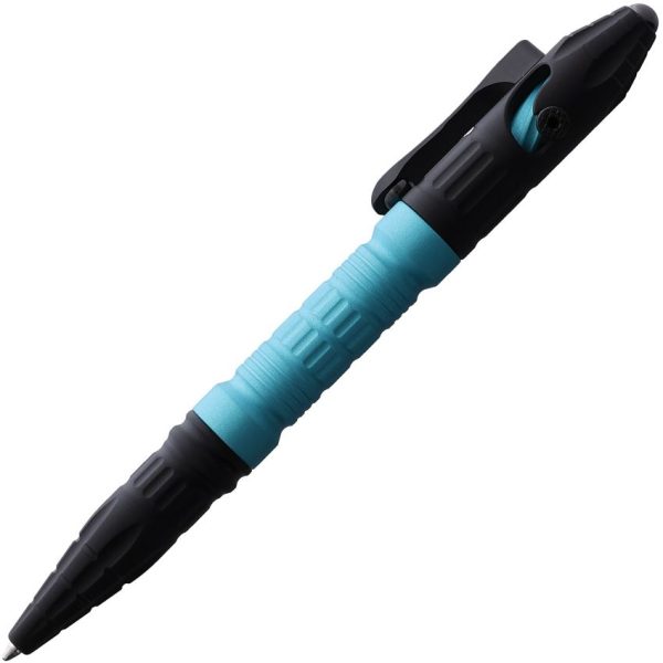 H038ALTQ_add_01.jpg Heretic Knives Thoth Tactical Pen - Turquoise & Black