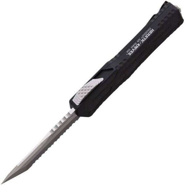 Heretic Knives Auto Colossus OTF Tanto Serrated
