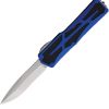 Heretic Knives Auto Colossus Recurve Blue MagnaCut