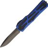 Heretic Knives Auto Colossus Recurve DLC Blue MagnaCut