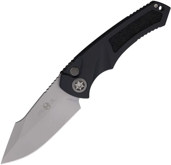 H0483A.jpg Heretic Knives Auto Pariah Bead Blast Black