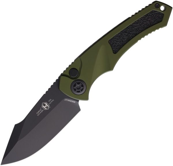 Heretic Knives Auto Pariah DLC OD Green