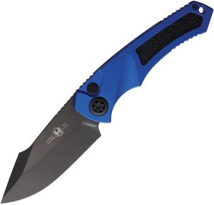 H0486ABLU.jpg Heretic Knives Auto Pariah Blue DLC MagnaCut