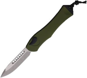 H4075AGRN.jpg Heretic Auto Hydra V4 OTF Knife MagnaCut Green Tactical