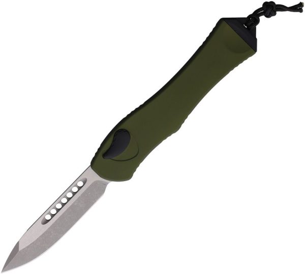 H4075AGRN.jpg Heretic Auto Hydra V4 OTF Knife MagnaCut Green Tactical
