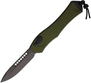 Heretic Knives Auto Hydra V4 OTF MagnaCut DLC OD Green