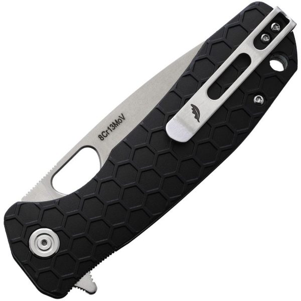 Honey Badger Large Linerlock - 8Cr13MoV Black Handle