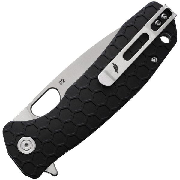 Honey Badger Large Linerlock - D2 Tool Steel Black