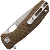 Honey Badger Medium Linerlock D2 Tan Handle