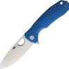 Honey Badger Large Linerlock D2 Blue Handle