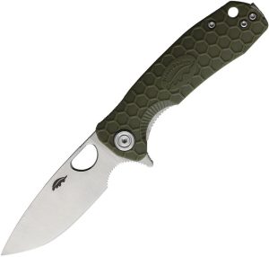 Honey Badger Small Linerlock Green GRN Handle 8Cr13MoV
