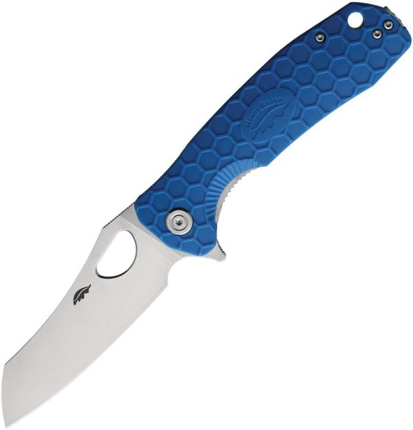 Honey Badger Warncleaver Blue GRN Handle 8Cr13MoV